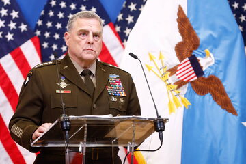 Generał Mark Milley, najwyższy rangą amerykański dowódca, przewodniczący Kolegium Połączonych Szefów Sztabów.