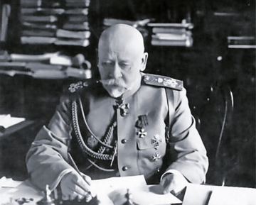 Generał Władimir Suchomlinow, rosyjski minister wojny.