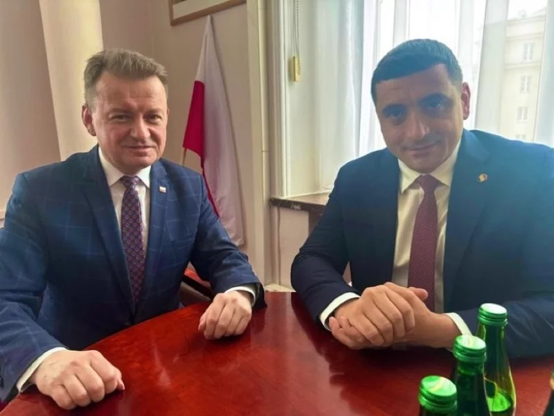 Mariusz Błaszczak i George Simion