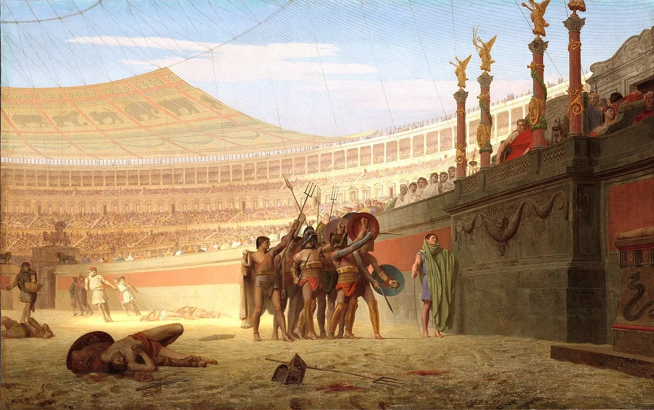 Gladiatorzy. Mal. J.L. Gérôme