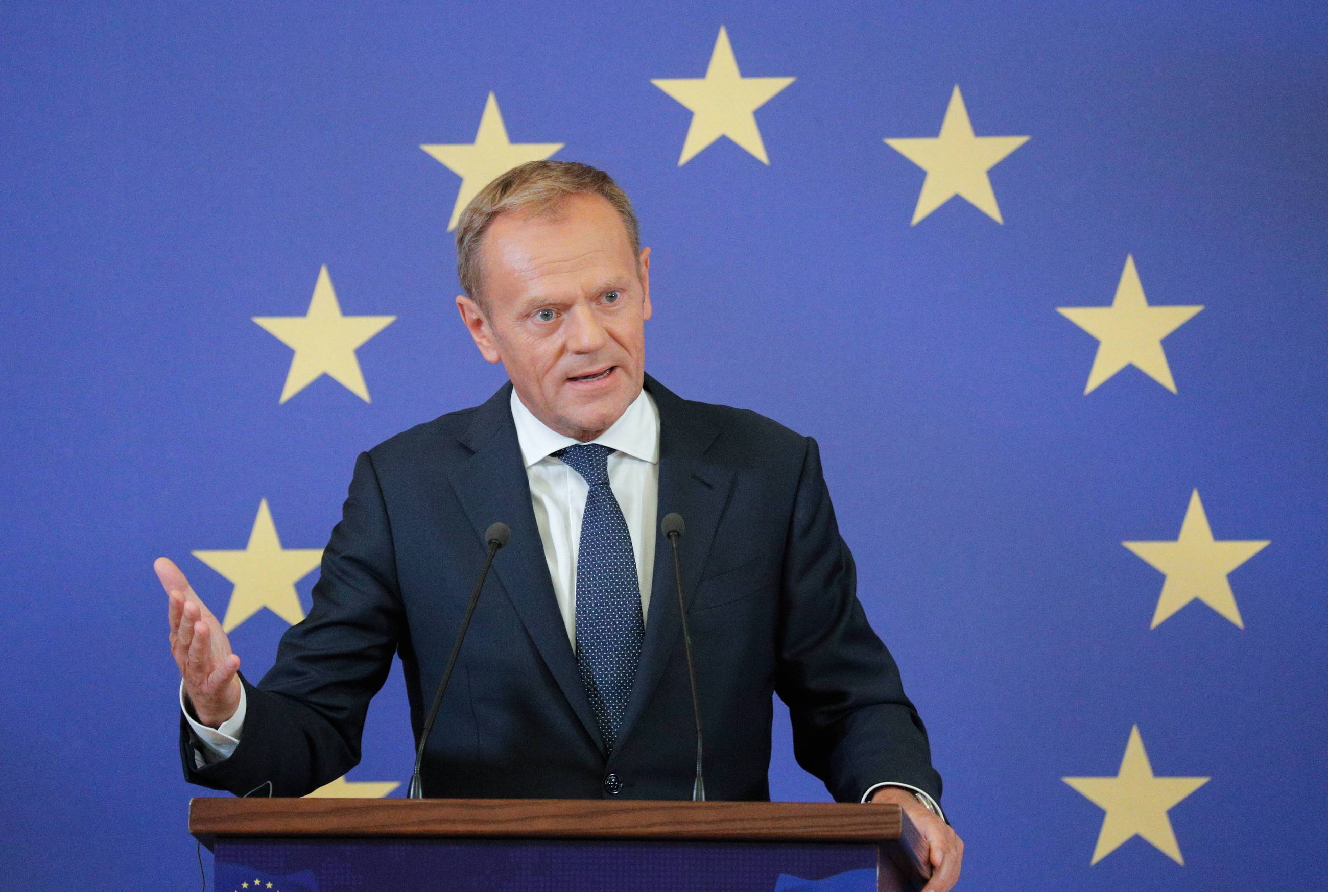 Donald Tusk, szef RE