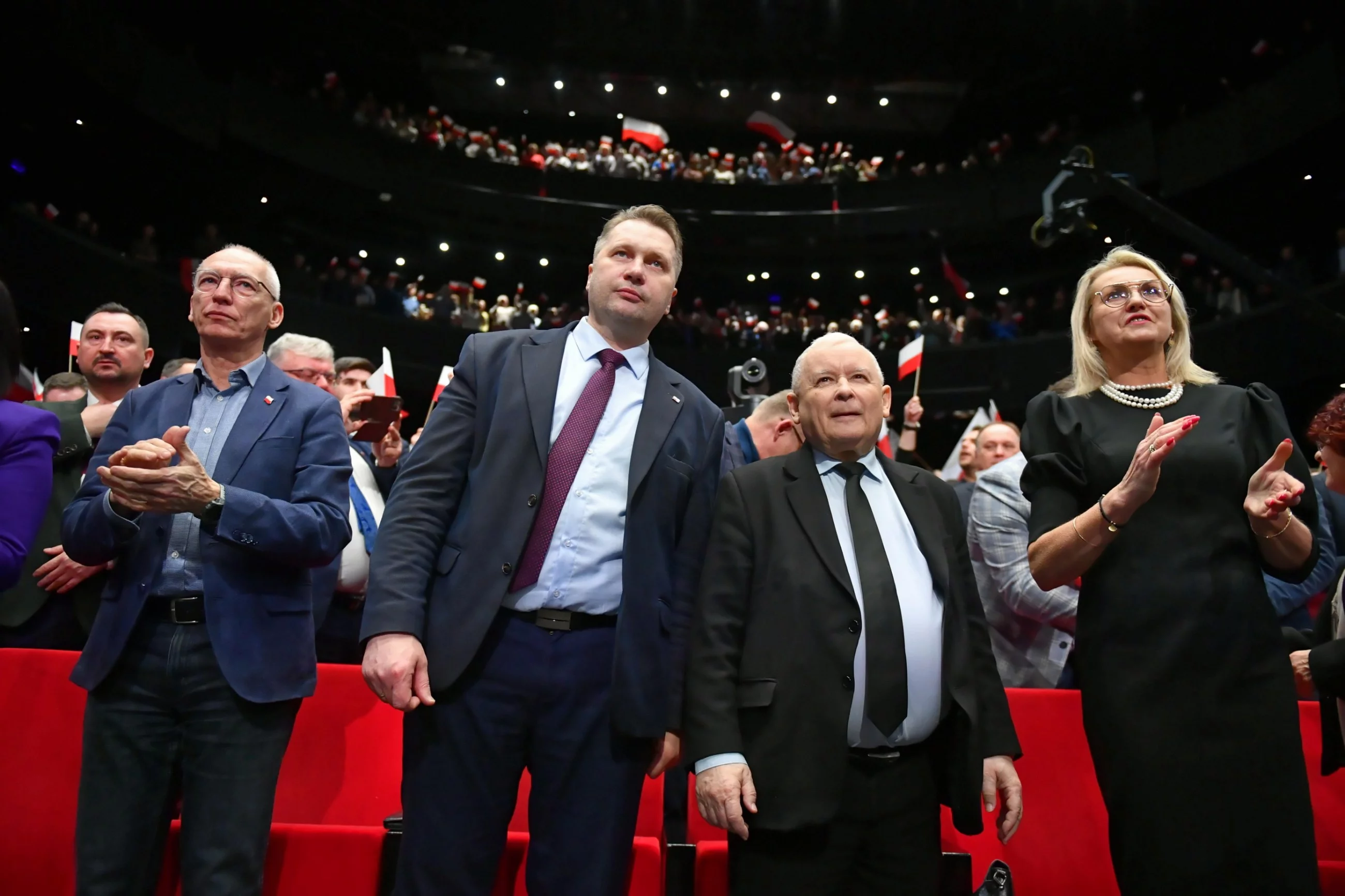 Prezes PiS Jarosław Kaczyński i poseł PiS Przemysław Czarnek