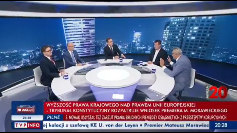 Gontarz kontra Lenz. Awantura w studiu TVP Info