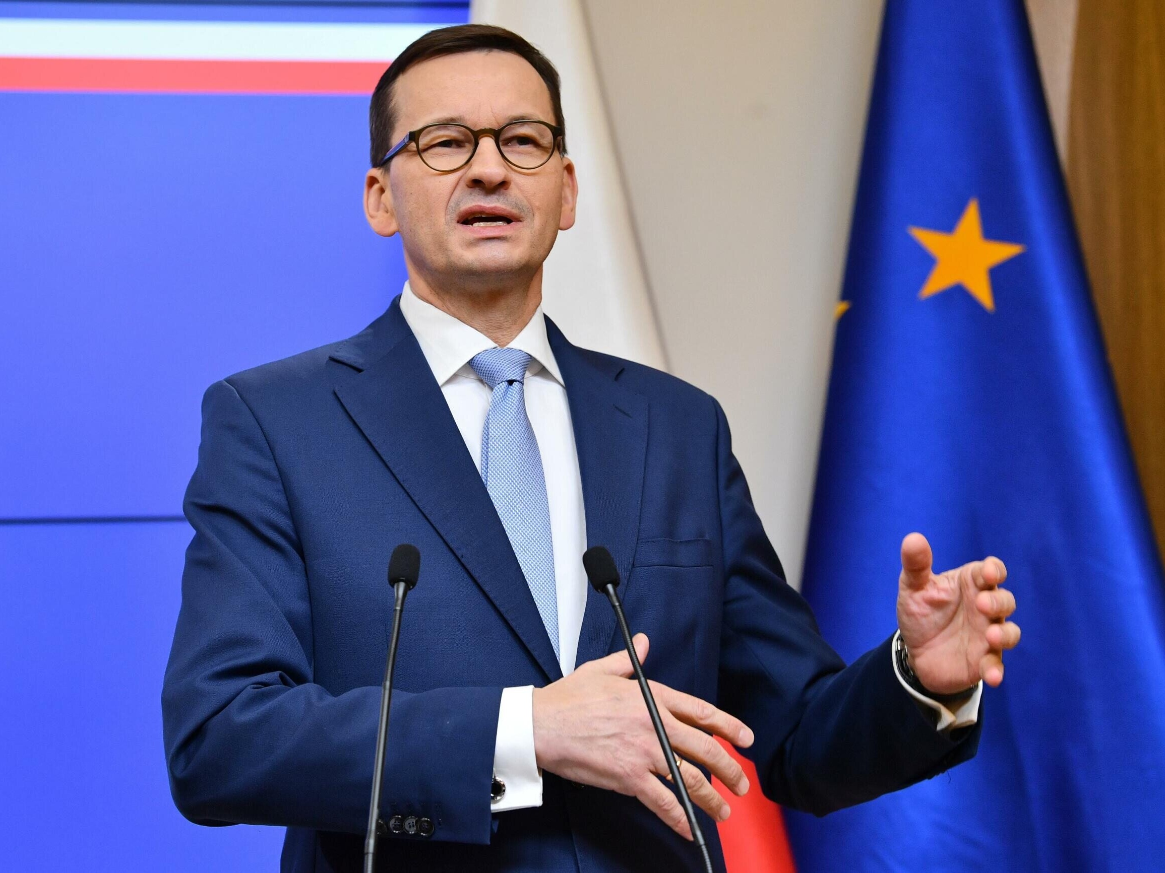 Mateusz Morawiecki w Brukseli