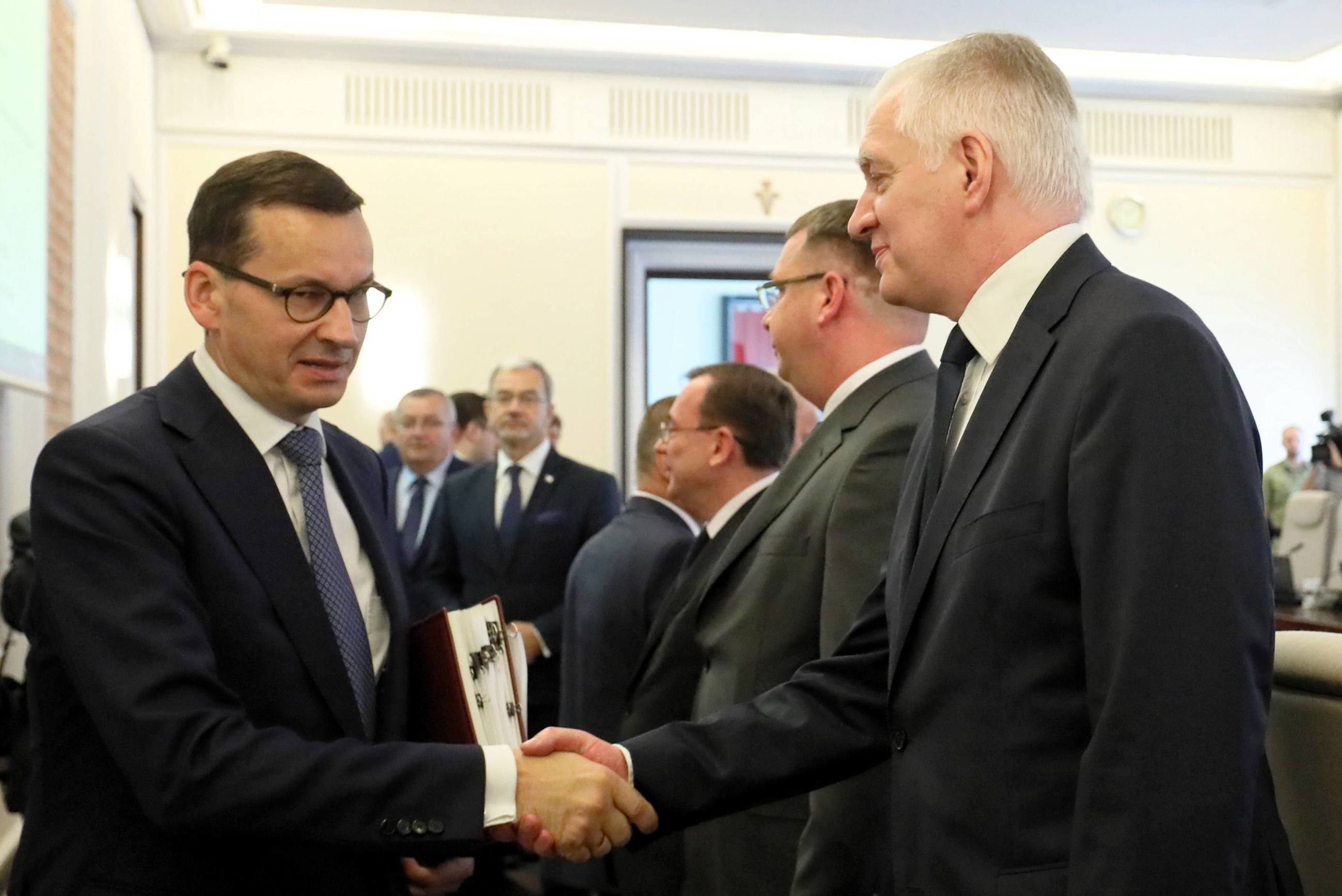 Mateusz Morawiecki i Jarosław Gowin