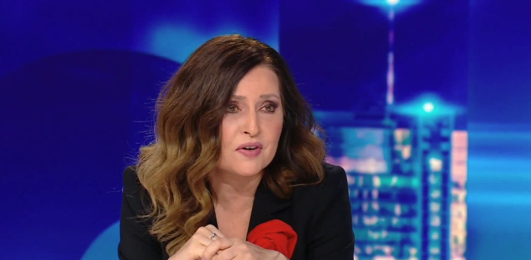 Agnieszka Gozdyra w programie "Debata Gozdyry" w Polsat News