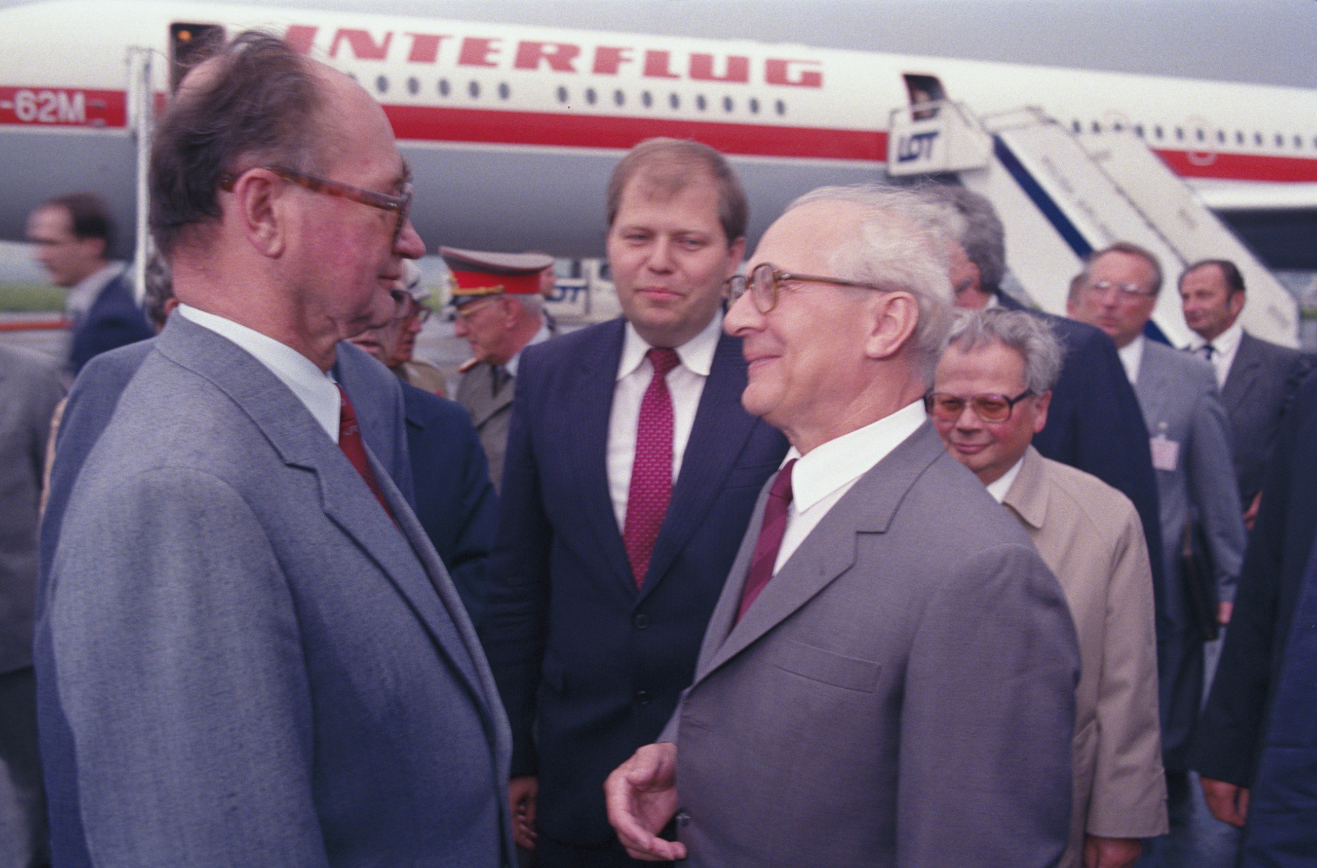 Lipiec 1988 r. Wojciech Jaruzelski i Erich Honecker