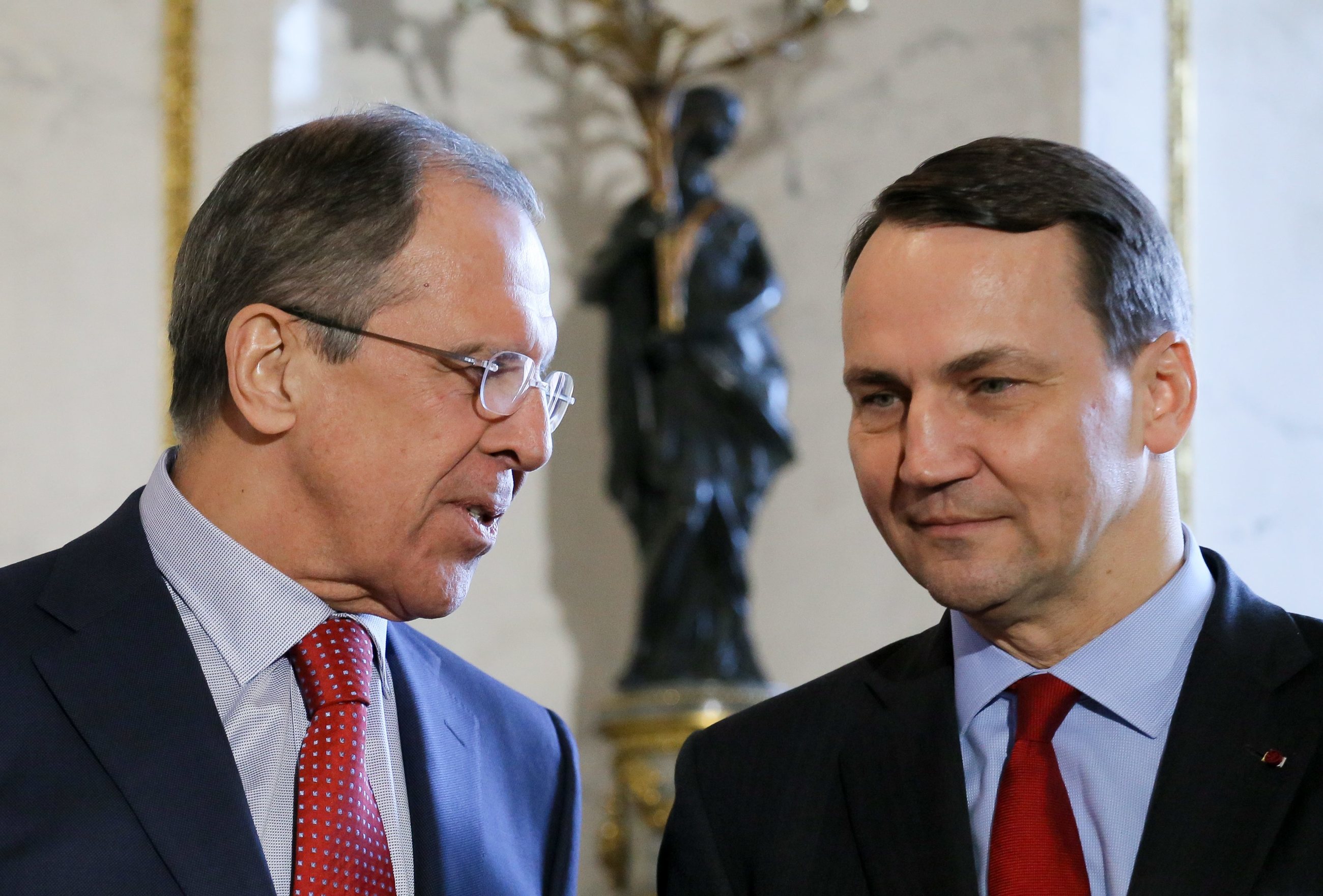 Siergiej Ławrow i Radosław Sikorski