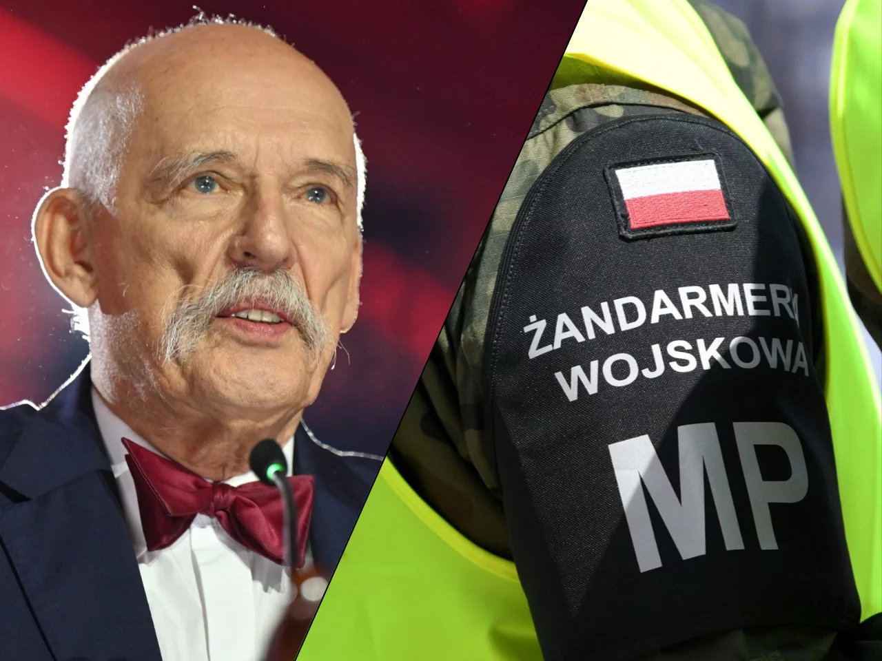 Korwin-Mikke kontra Żandarmeria Wojskowa. Poszło o sytuację na granicy
