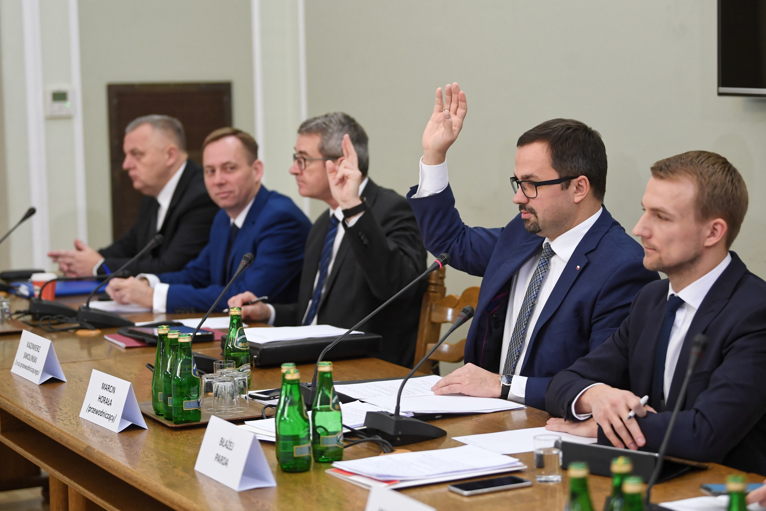 Członkowie sejmowej komisji śledczej ds. VAT