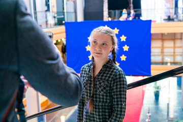 Greta Thunberg w Parlamencie Europejskim