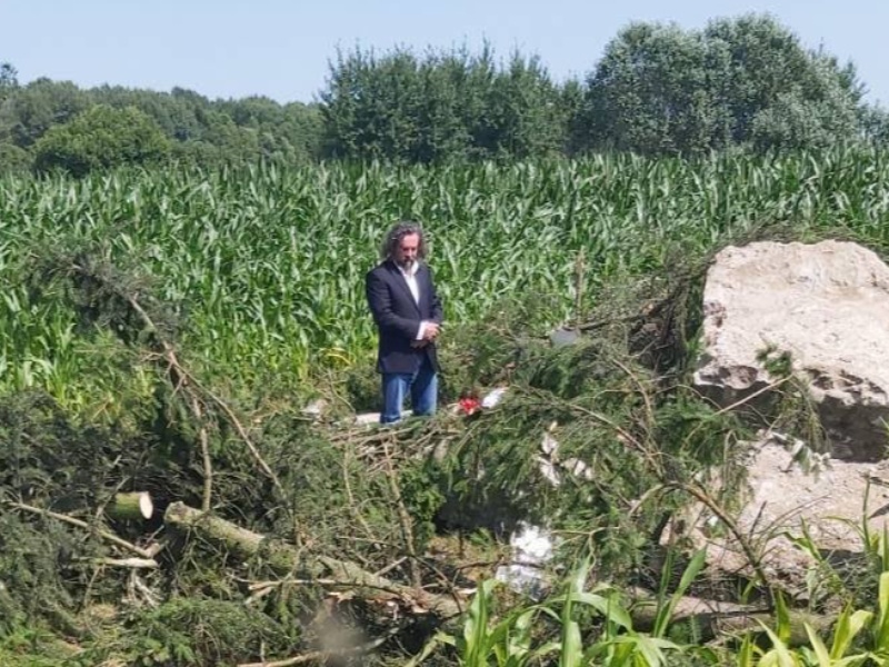 Władze białoruskie zniszczyły kolejny polski pomnik