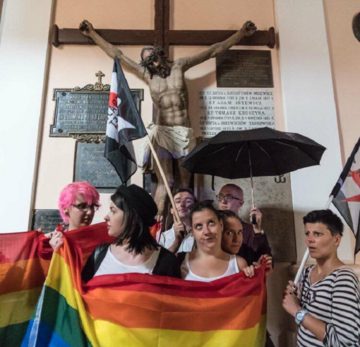Grupa LGBT w kościele św. Anny