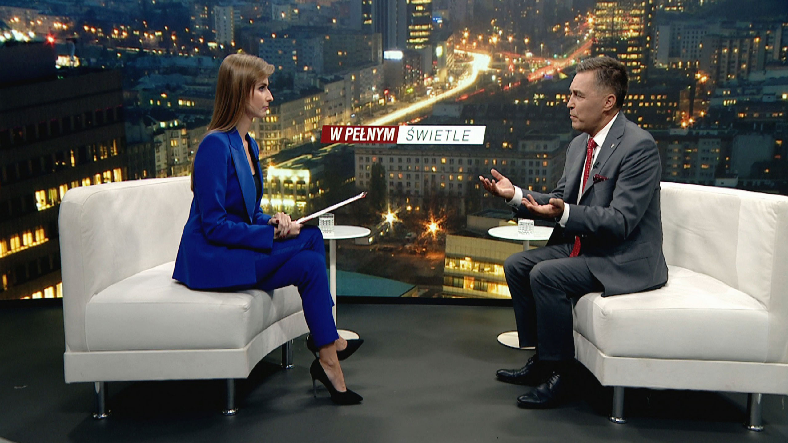 Zbigniew Gryglas w programie Ewy Bugały „W pełnym świetle" w TVP Info.