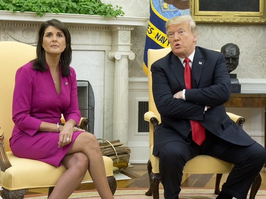 Nikki Haley i Donald Trump