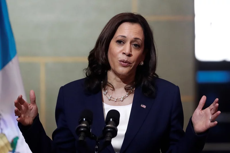 Wiceprezydent Kamala Harris podczas wizyty w Gwatemali