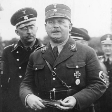 Heinrich Himmler (SS) i Ernst Röhm (SA)