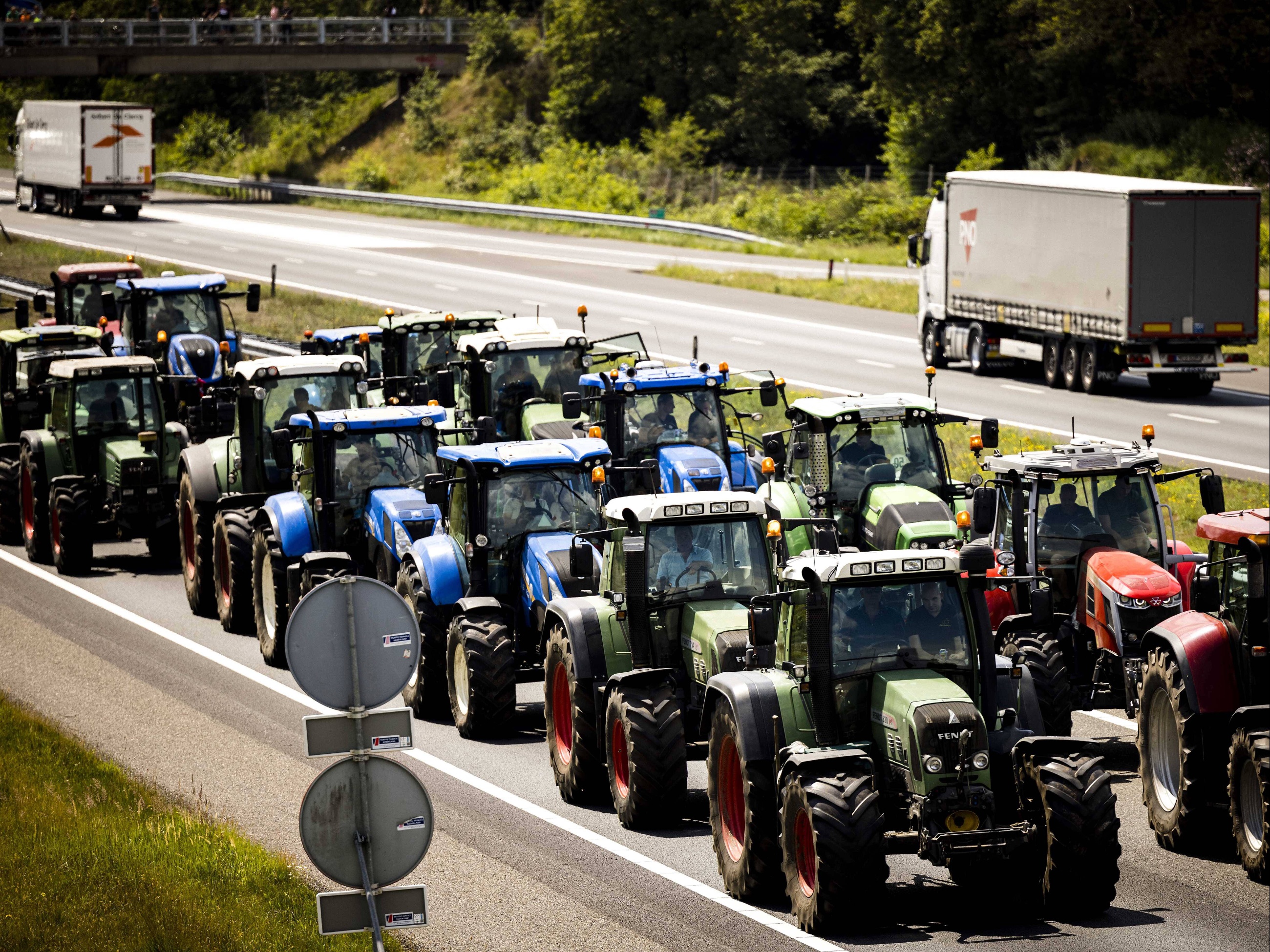 Protest rolników w Holandii