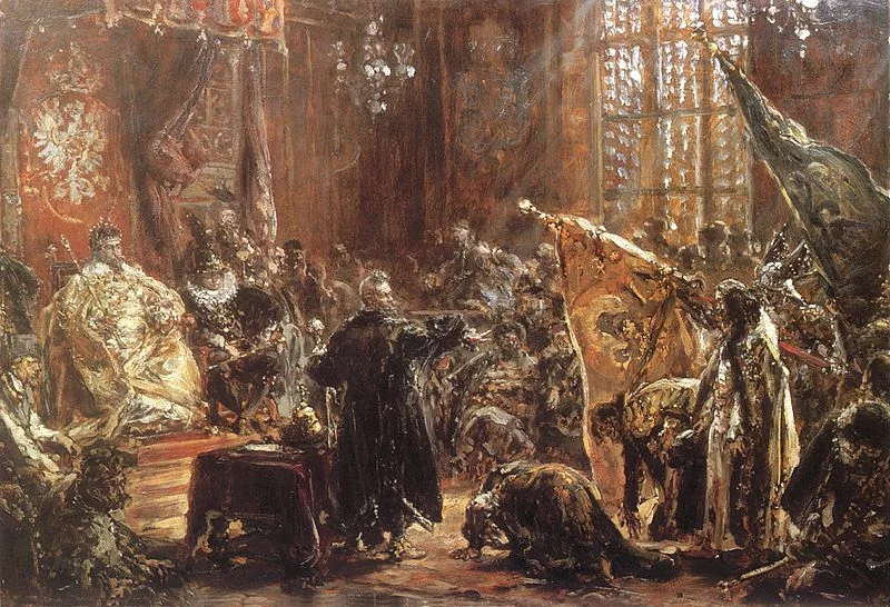 Jan Matejko, Carowie Szujscy na sejmie warszawskim