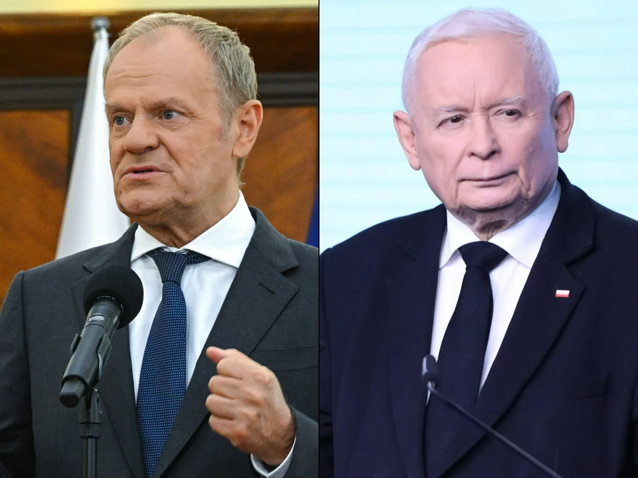 Donald Tusk i Jarosław Kaczyński