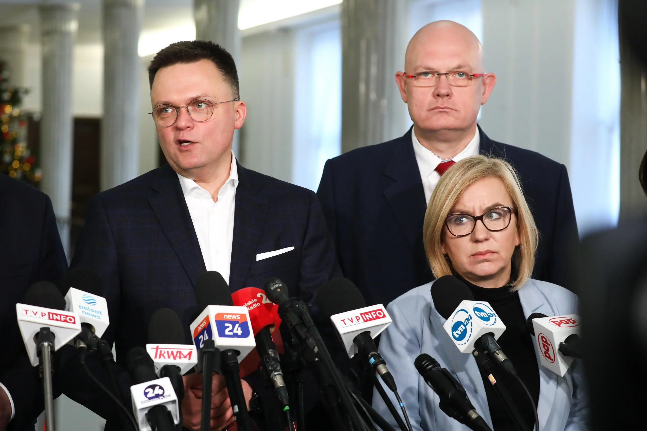 Szymon Hołownia, Michał Gramatyka i Paulina Hennig-Kloska