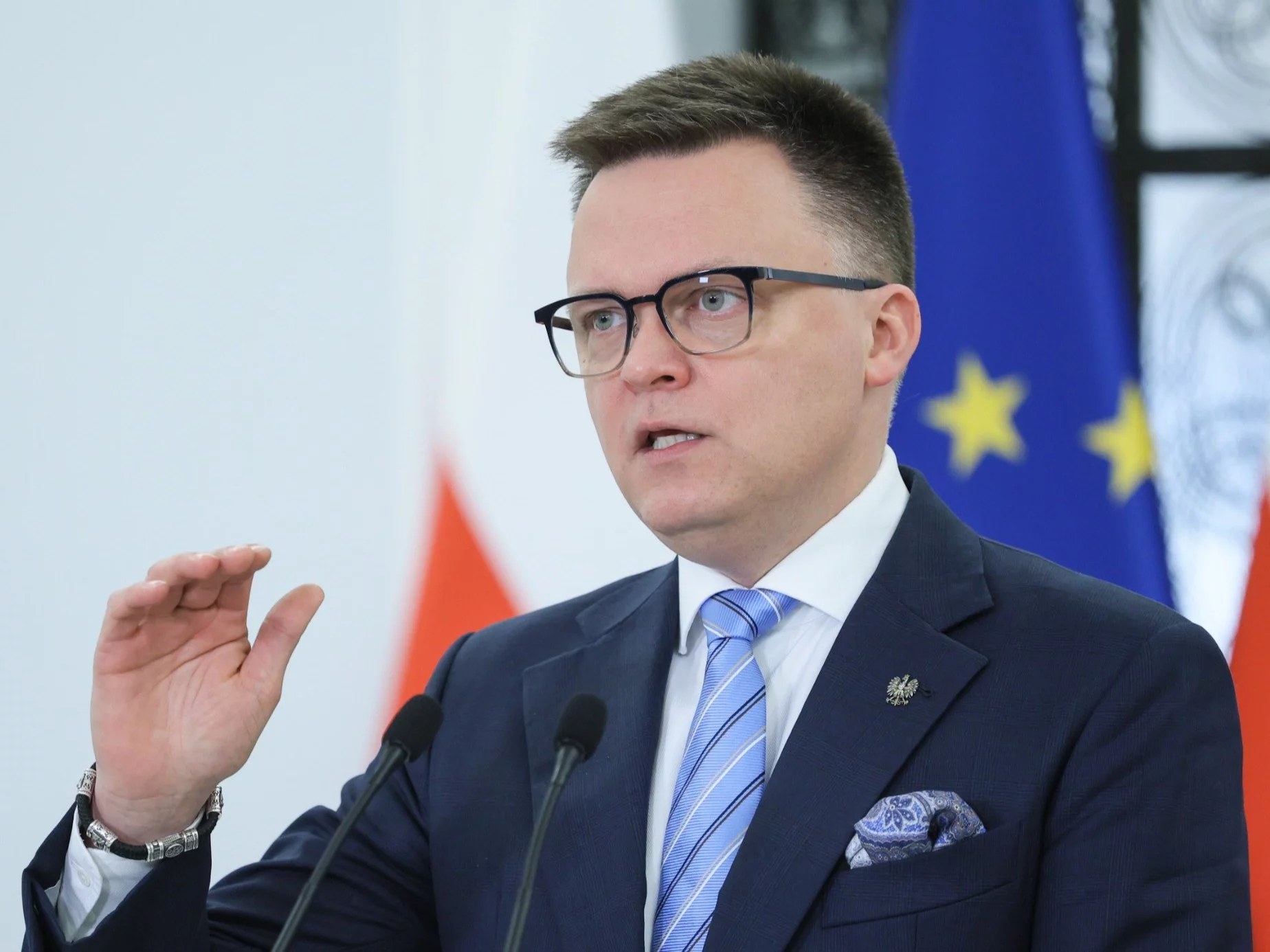 "Either Nawrocki tells the truth, or..." Hołownia appeals to Kaczyński