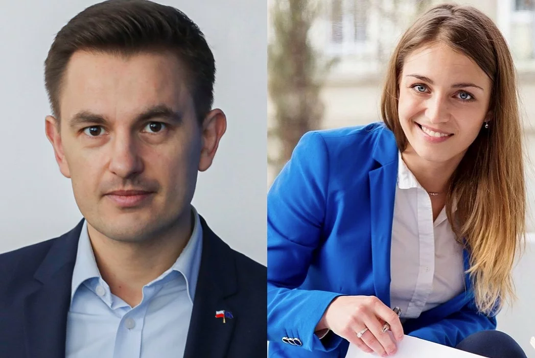 Arkadiusz Myrcha i Kinga Gajewska, posłowie Koalicji Obywatelskiej