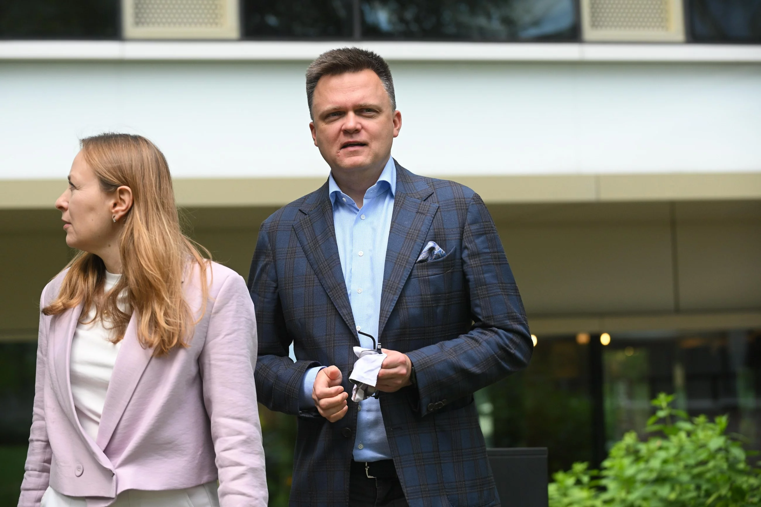 Katarzyna Pełczyńska-Nałęcz i Szymon Hołownia