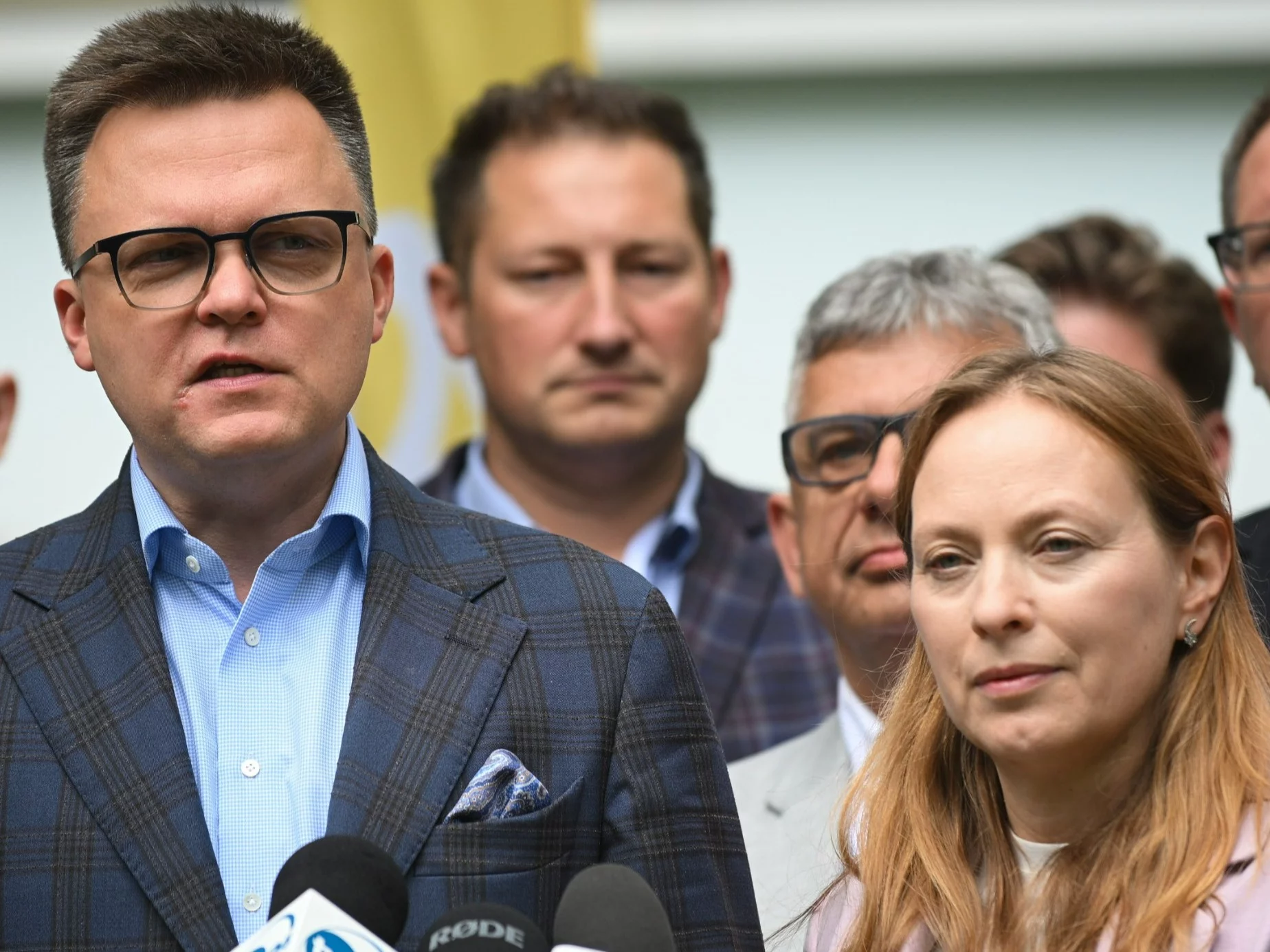 Szymon Hołownia i Katarzyna Pełczyńska-Nałęcz