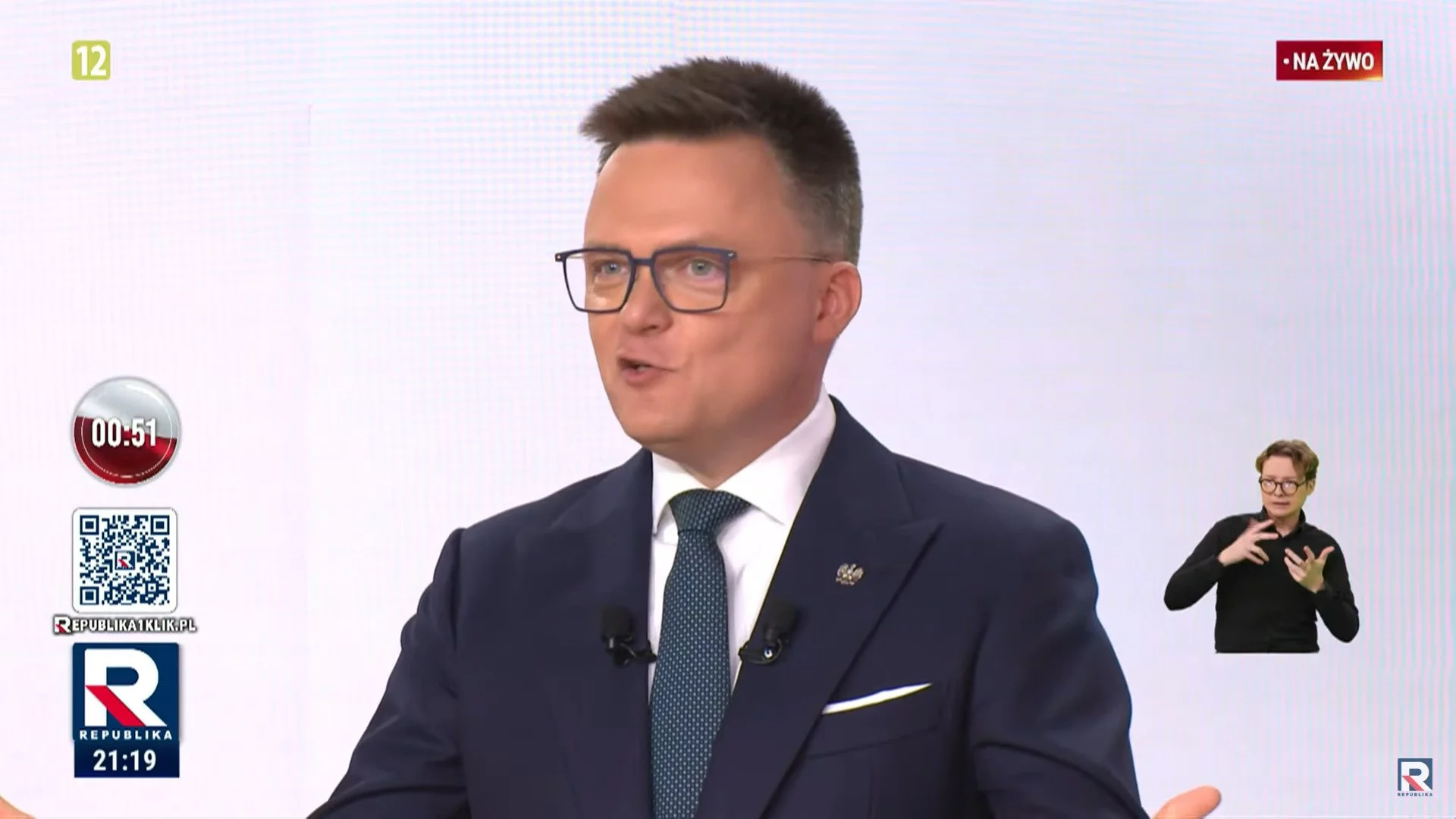 Hołownia w Republice: Przyszedłem. Nie chcę odbierać wam koncesji