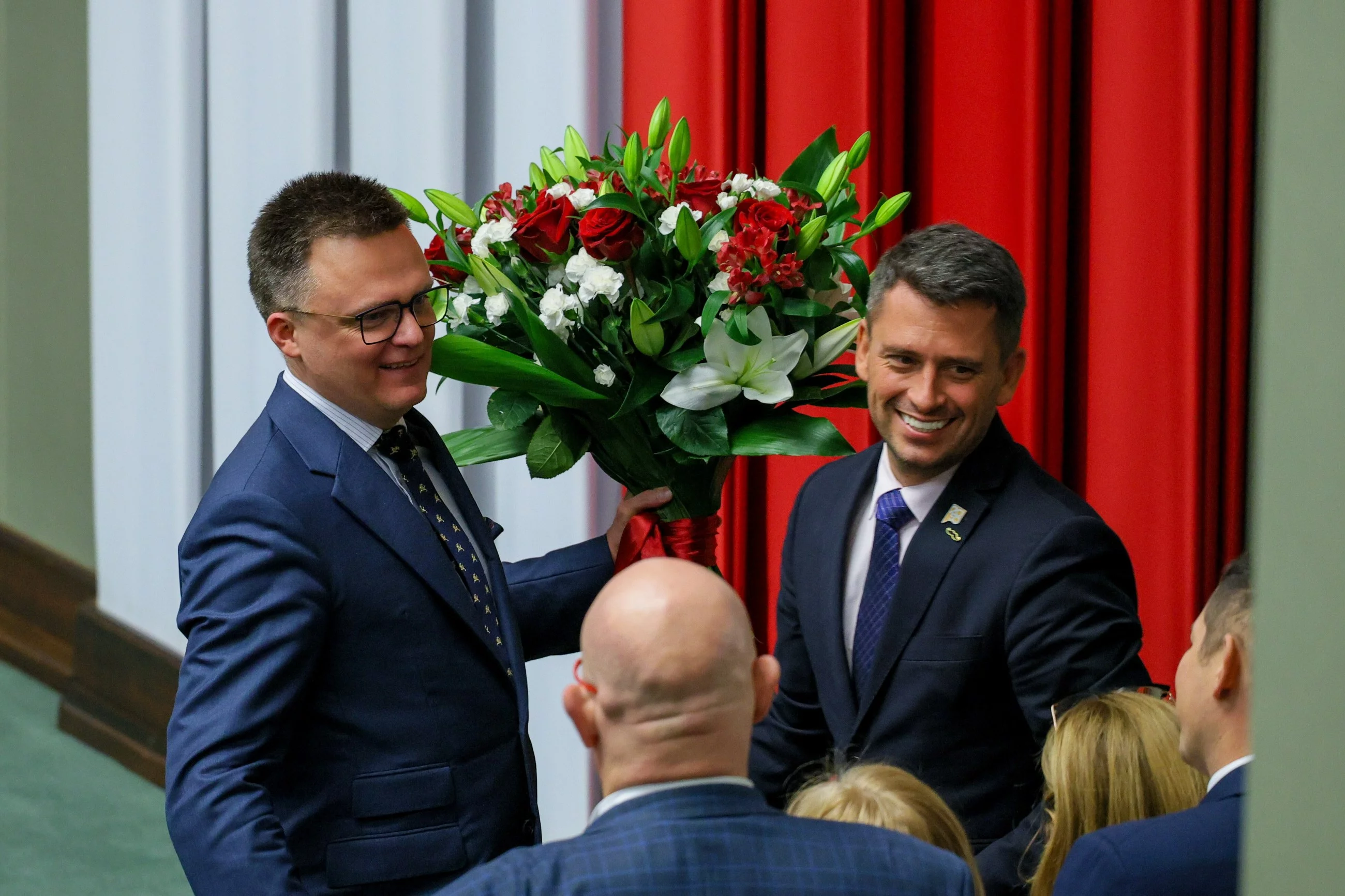 Szymon Hołownia i Paweł Śliz