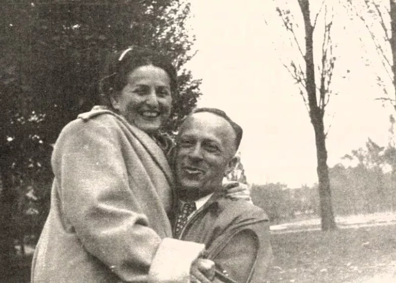 Janina (Janina Suchodolska) i Henryk Melhbergowie w latach 50. XX wieku