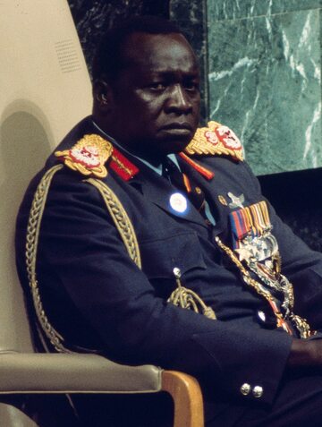 Idi Amin, były prezydent Ugandy
