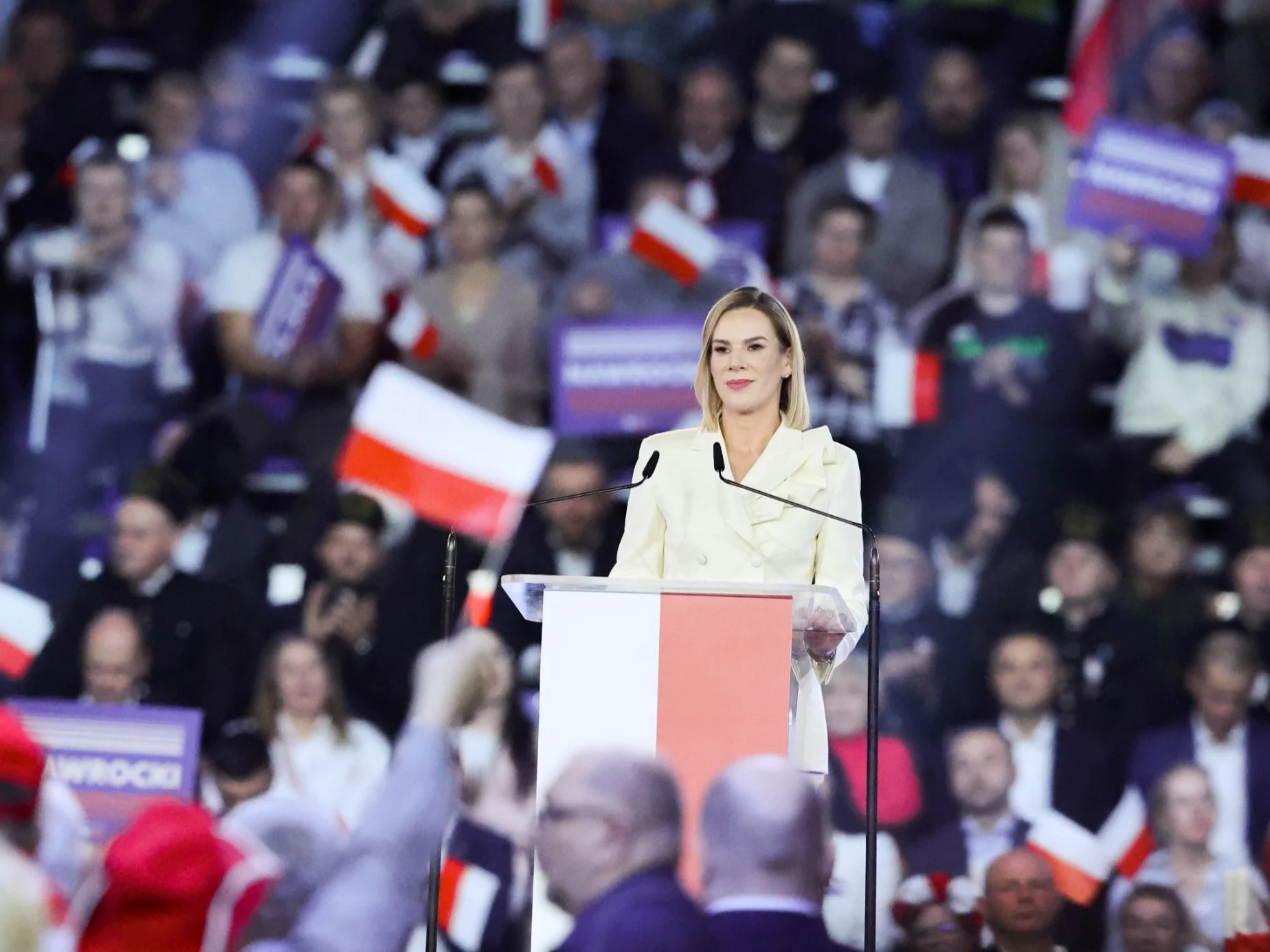 "We&#39;re Going for Victory". Marta Nawrocka about her husband