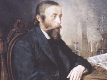 Ignacy Łukasiewicz (portret autorstwa Andrzeja Grabowskiego; fragment)