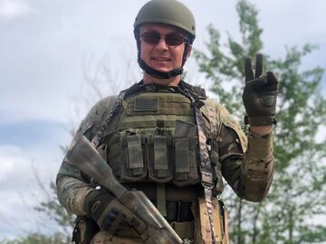 Igor Wołobujew, były wiceprezes Gazprombanku, w szeregach Sił Zbrojnych Ukrainy