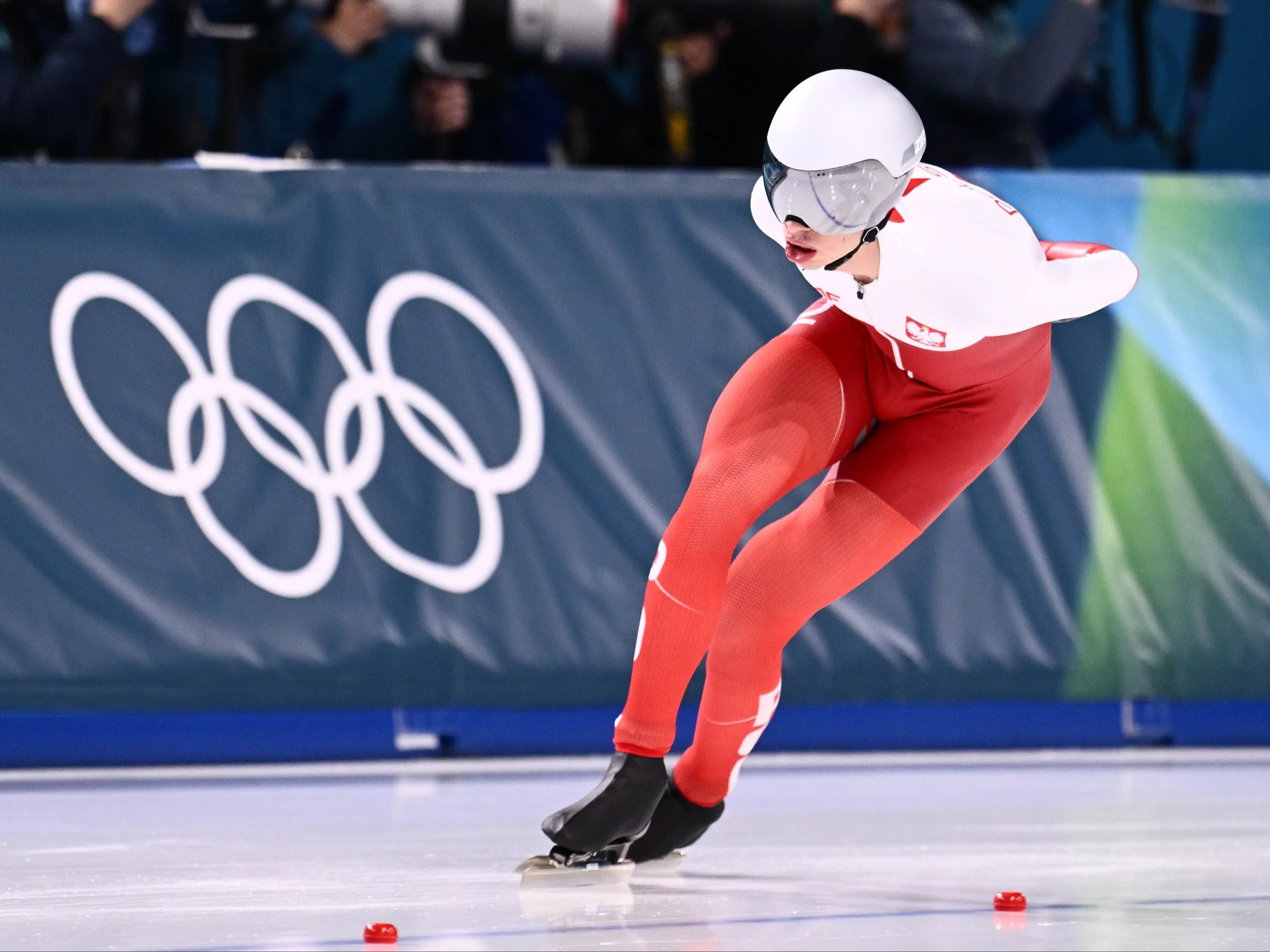 Władimir Semirunnij podczas igrzysk olimpijskich w Mediolanie-Cortinie 2026