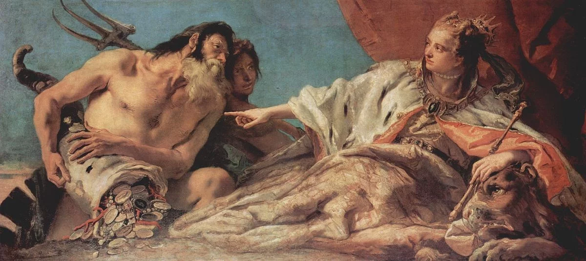 Giovanni Battista Tiepolo „Wenecja przyjmuje
hołd Neptuna”