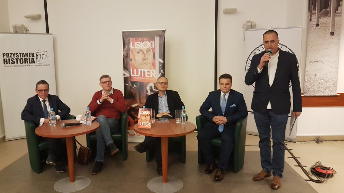 Premiera książki "Luter" Pawła Lisickiego