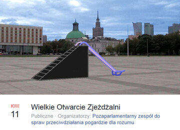 Internetowe żarty z Pomnika Ofiar Tragedii Smoleńskiej