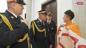 Interwencja Straży Marszałkowskiej wobec działaczy KOD w Sejmie