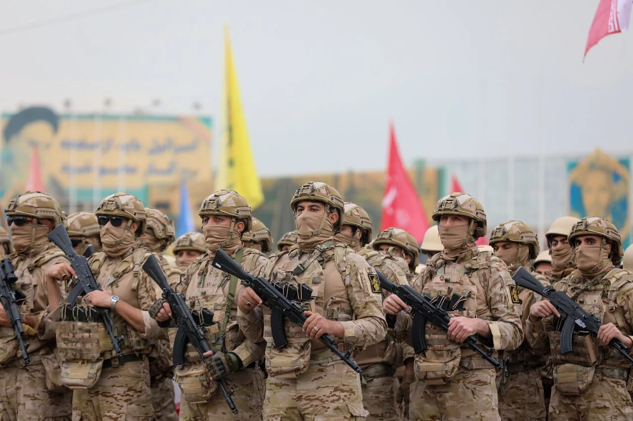 Żołnierze Korpusu Strażników Rewolucji Islamskiej (IRGC)