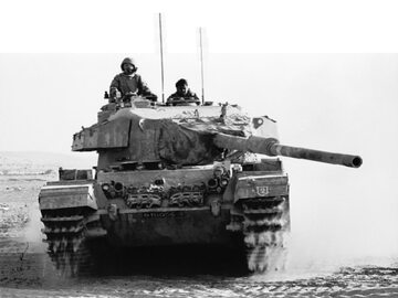 Izraelski czołg Centurion w czasie wojny Jom Kippur