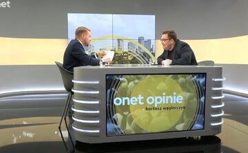 Jacek Ozdoba był gościem Bartosza Węglarczyka w programie "Onet Opinie".