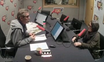 Jacek Żakowski i Agnieszka Holland w Tok FM