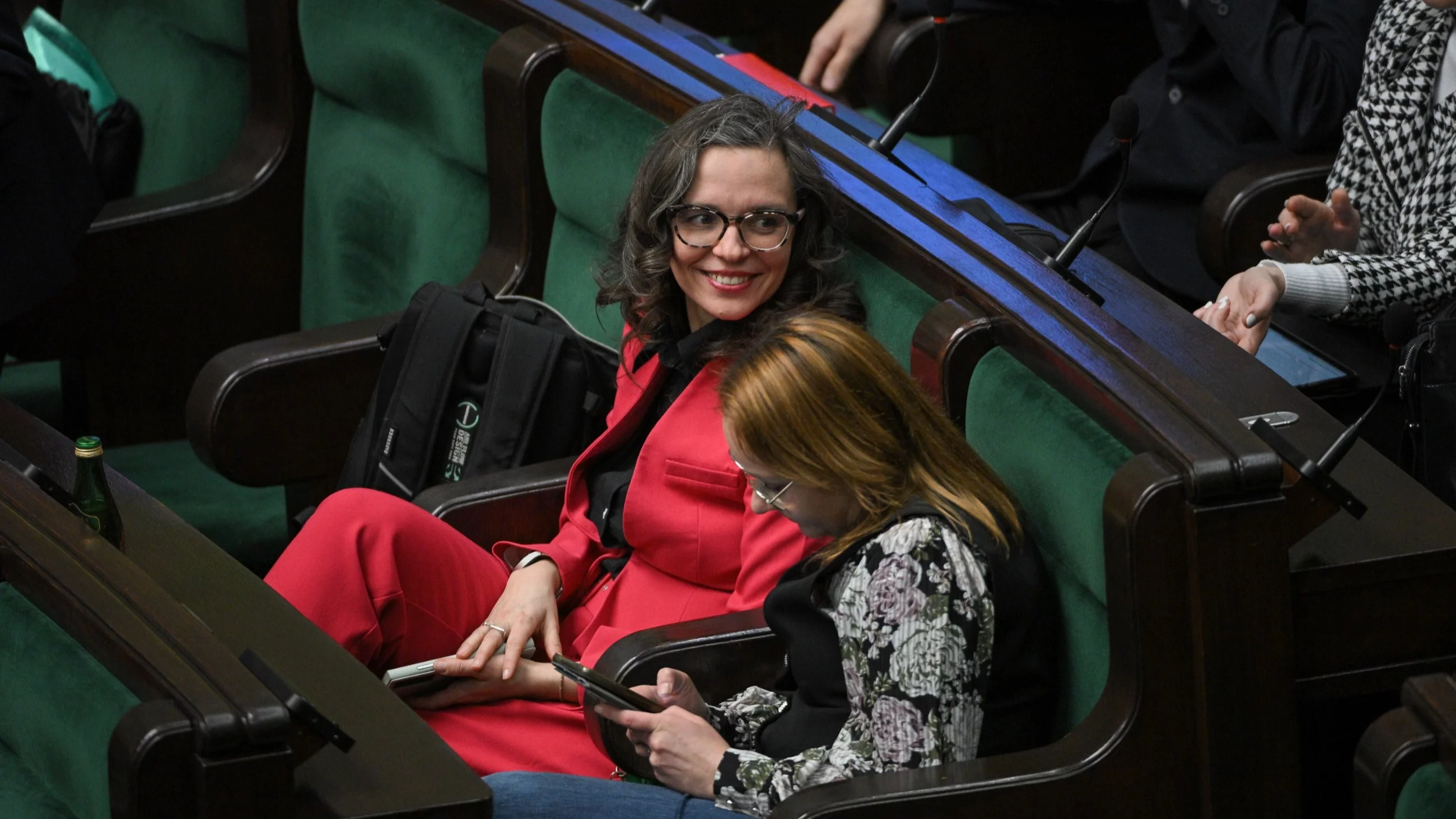 Klaudia Jachira na Sali Plenarnej Sejmu