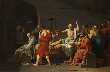 Jacques-Louis David, Śmierć Sokratesa