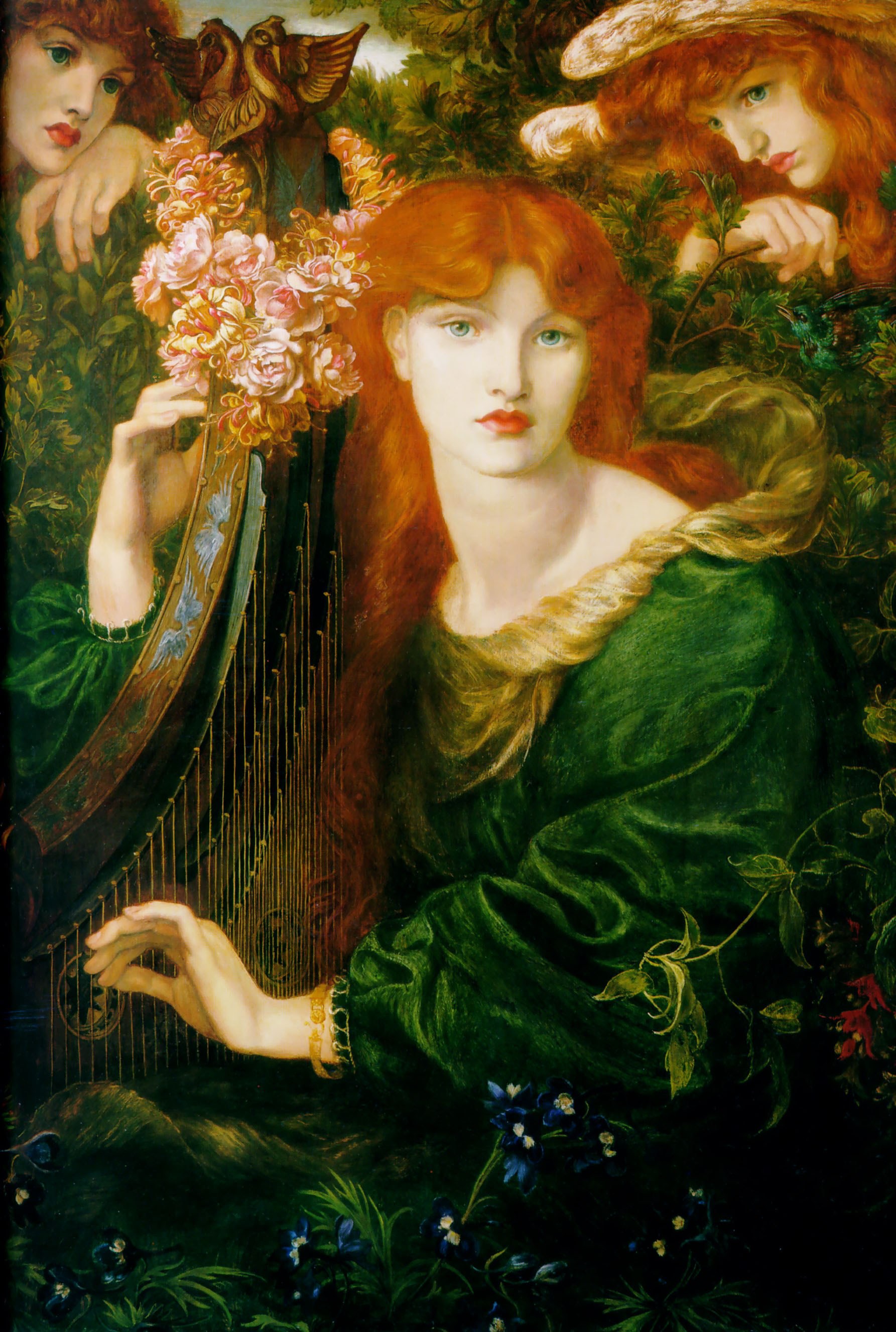 Rossetti, Dante Gabriel, "La Ghirlandata"