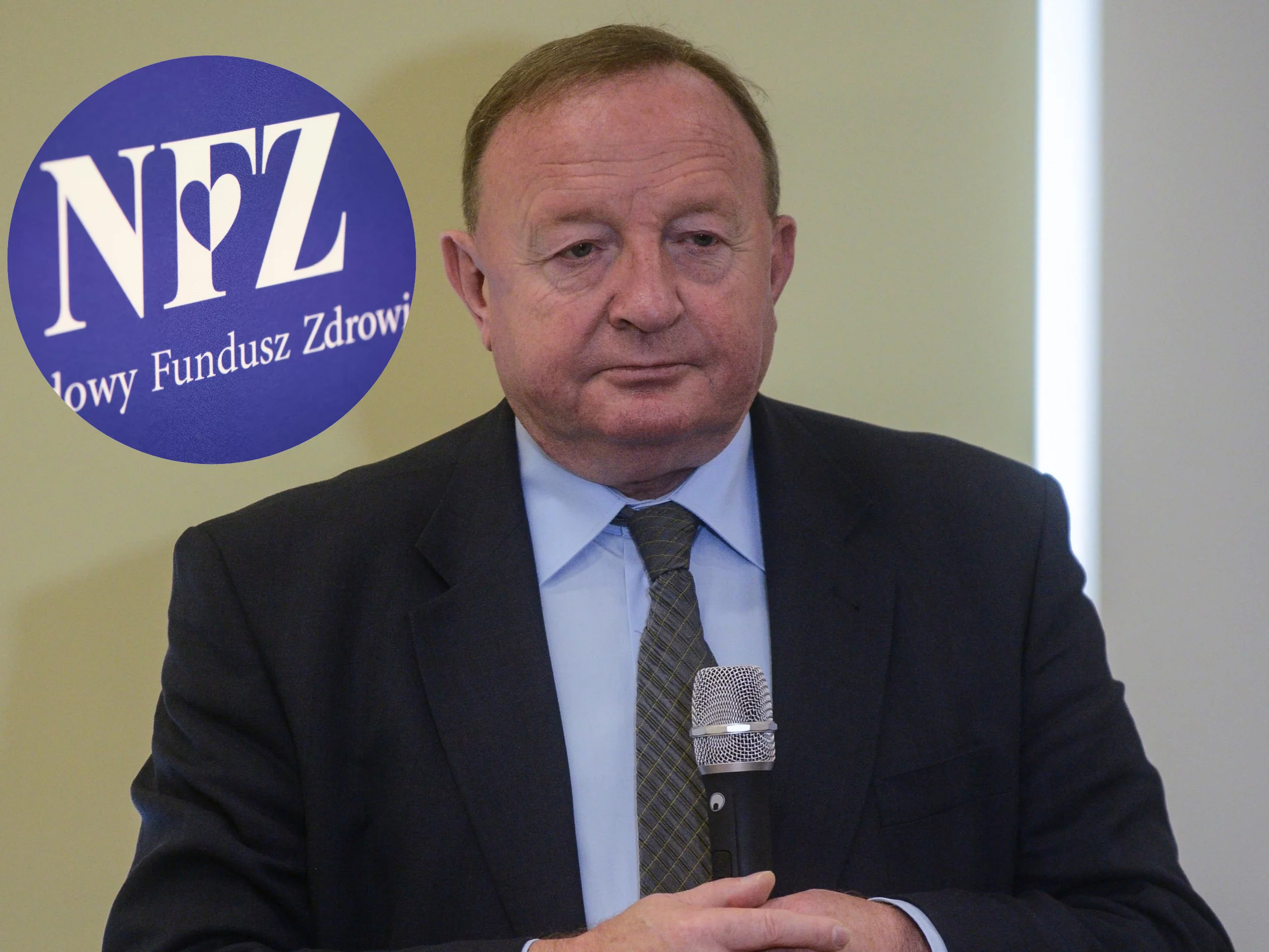 Stanisław Michalkiewicz. Logo NFZ