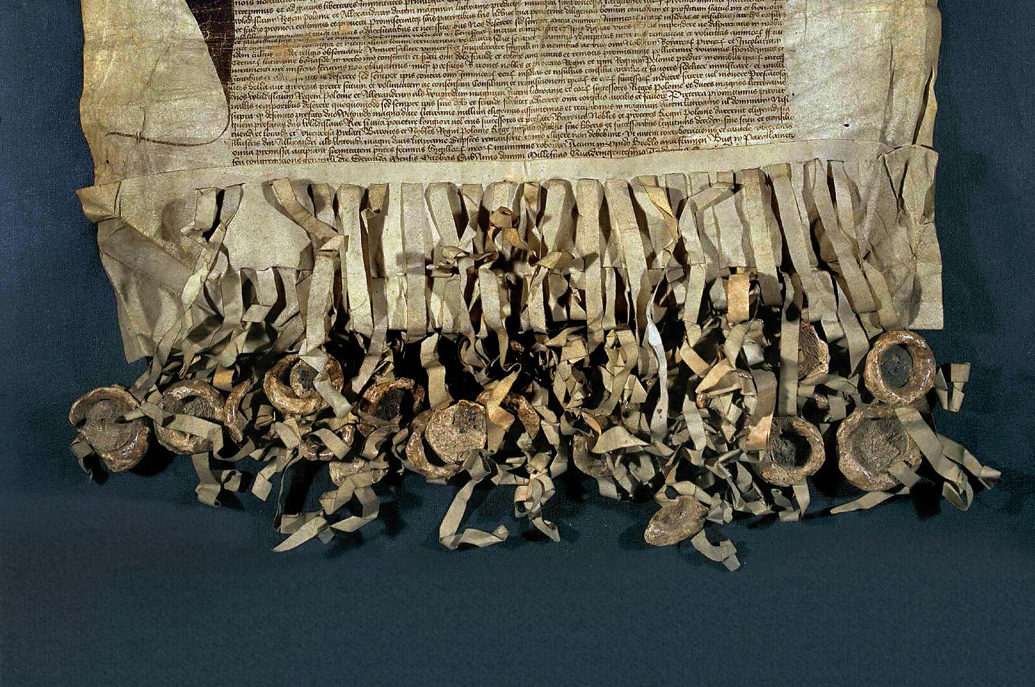 Do dziś zachował się polski dokument aktu unii horodelskiej, litewski zaginął podczas II wojny światowej